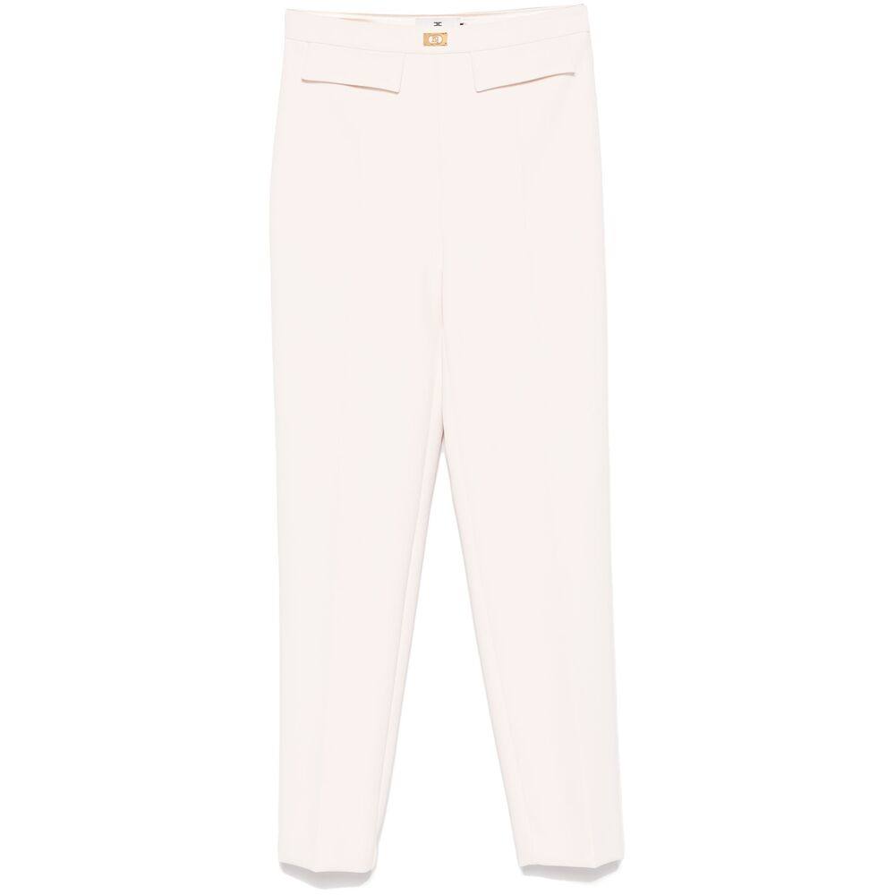 Elisabetta Franchi Crepe Tapered Trousers