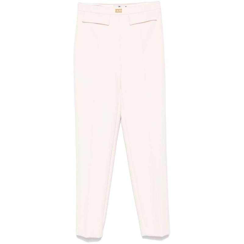 Elisabetta Franchi Crepe Tapered Trousers