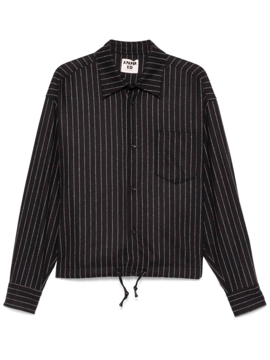 pinstripe shirt