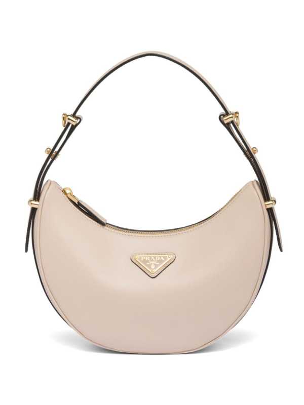 Arqué leather shoulder bag