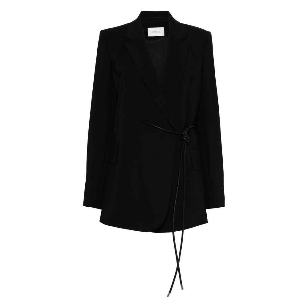 Sportmax Self-tie Wrap Blazer