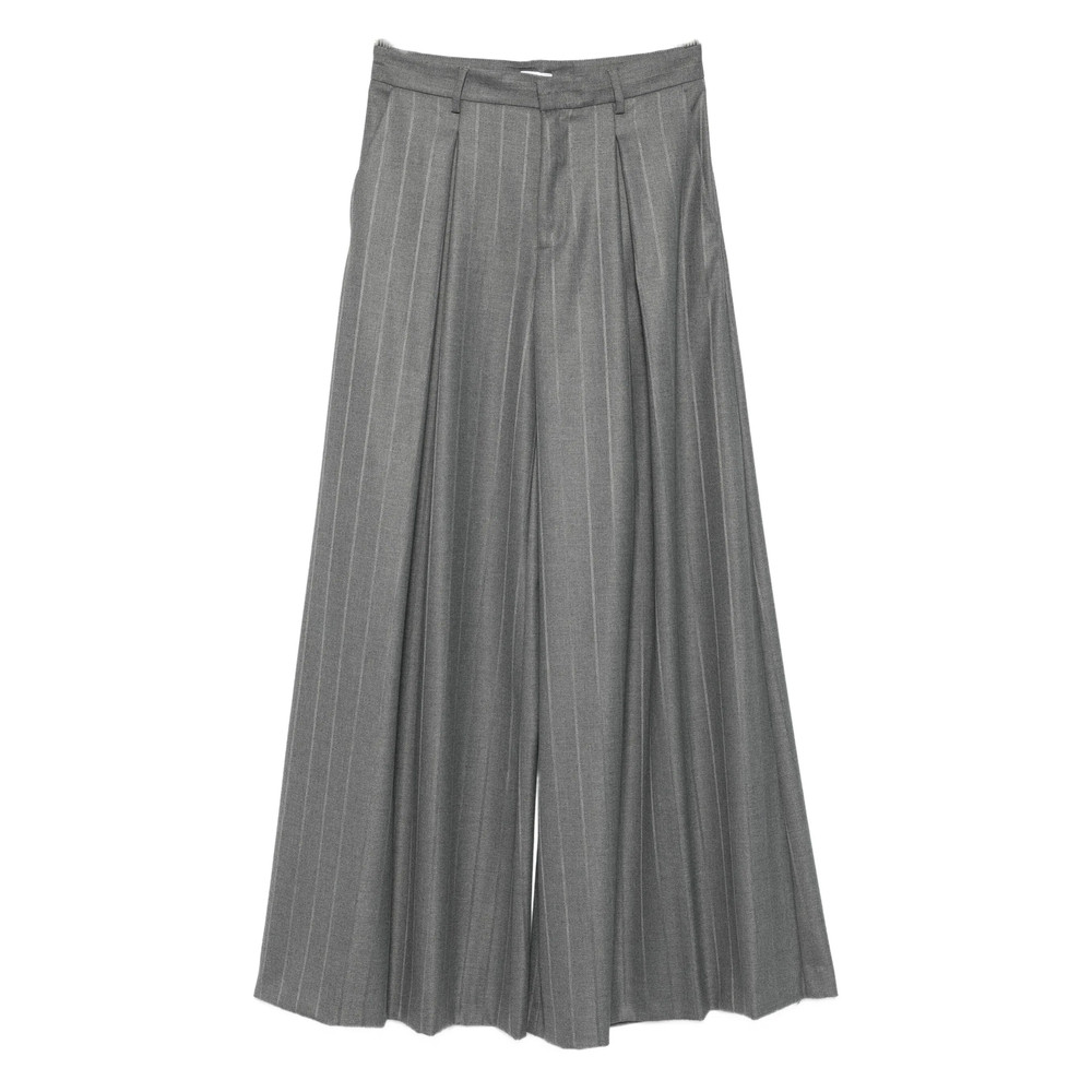 The Andamane Pinstripe Pleated Trousers