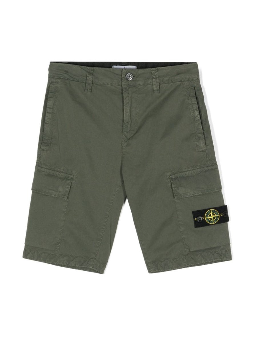 Compass-motif cargo shorts