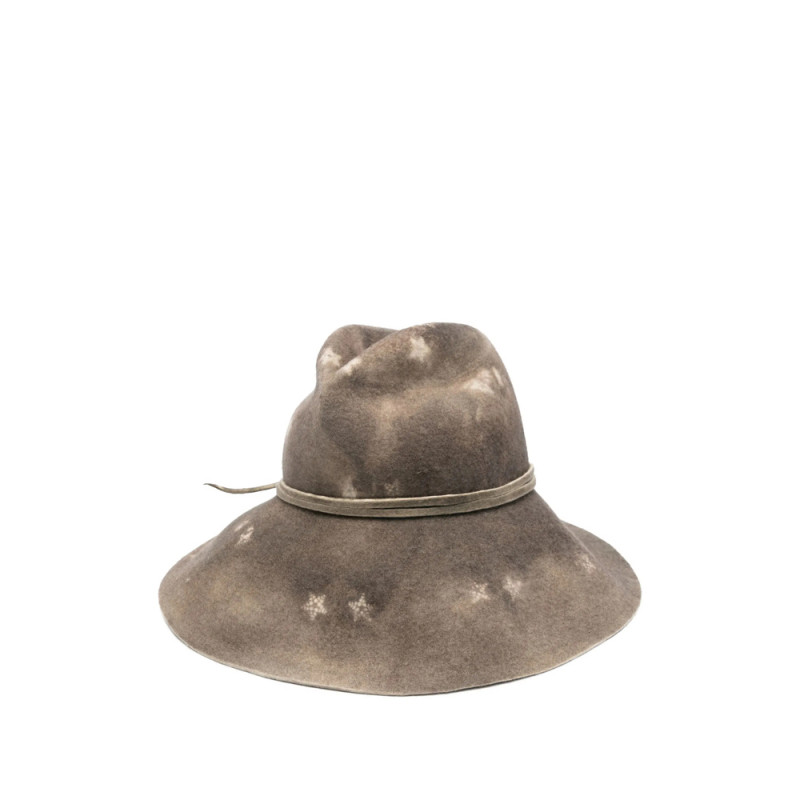 Yesey Star-print Felt Hat
