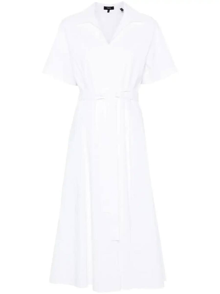 short-sleeve midi dress