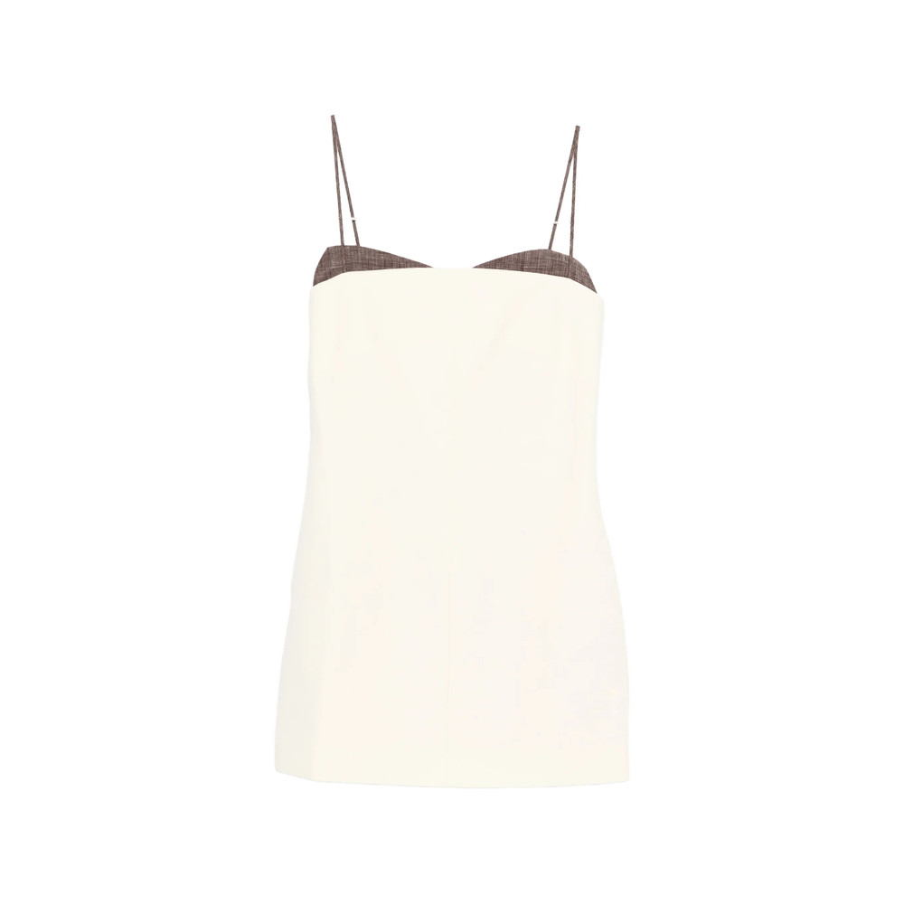 Entire Studios Adjustable-strap Panel Mini Dress