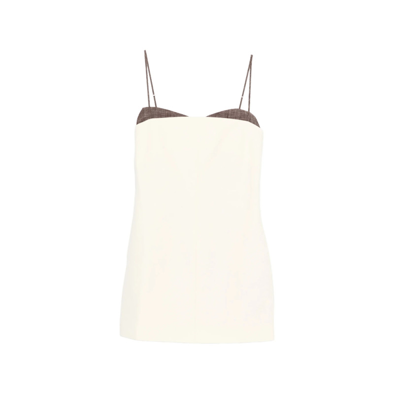 Entire Studios Adjustable-strap Panel Mini Dress