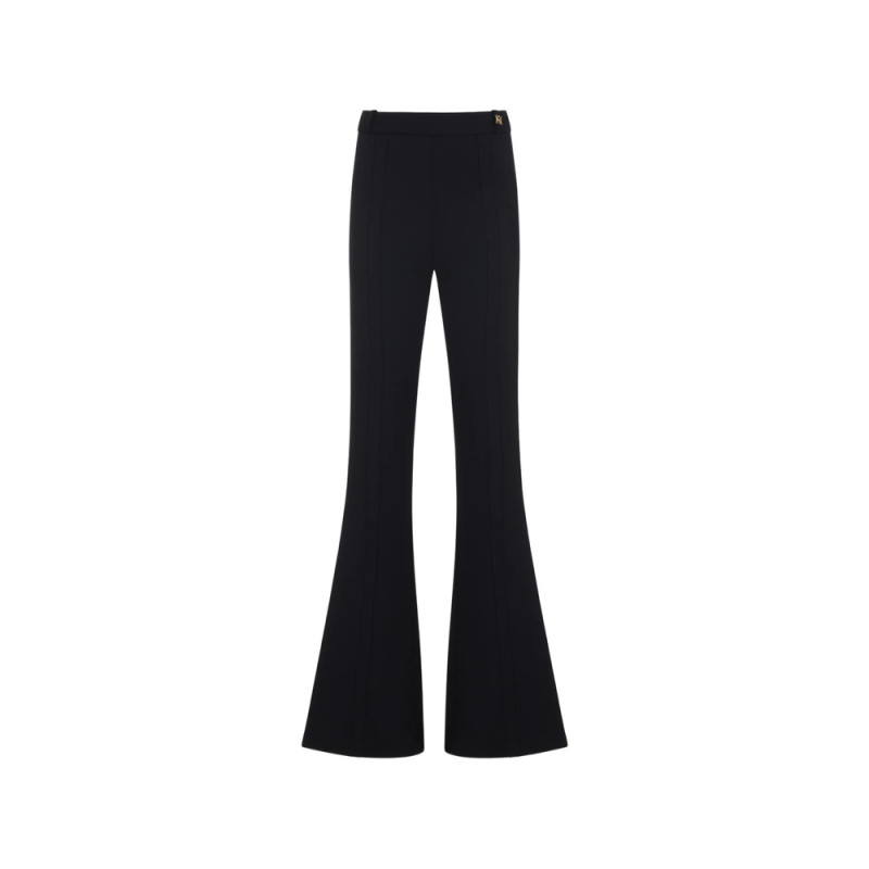 Elisabetta Franchi Flare Trim Trousers