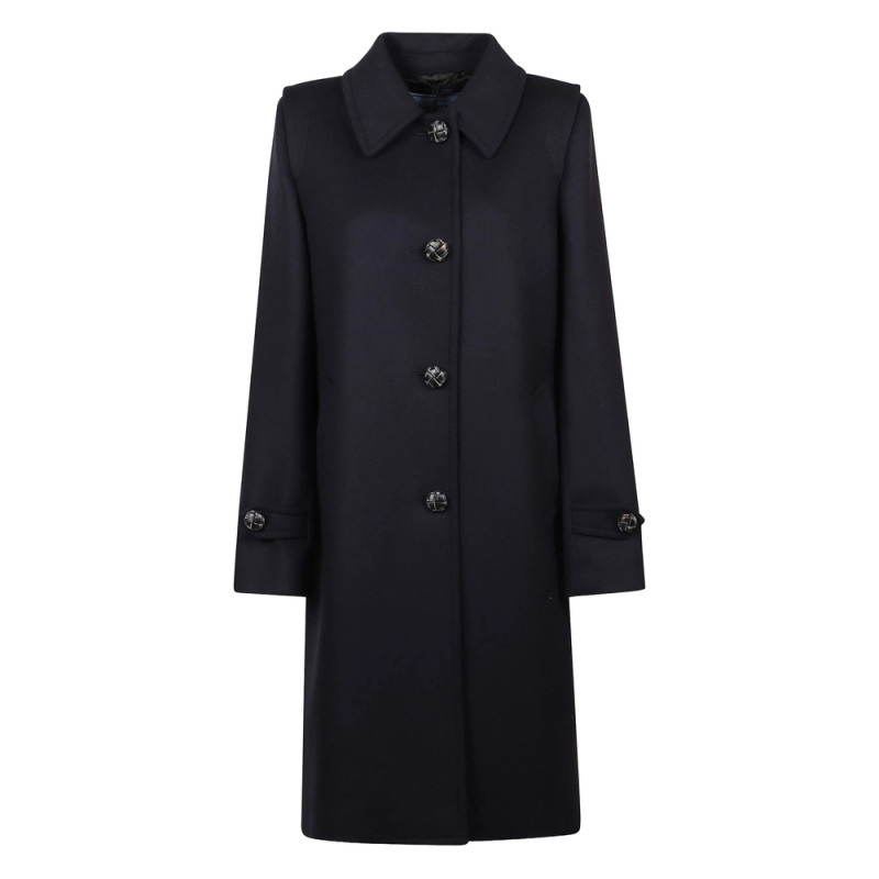 Prada Button-front Wool Coat