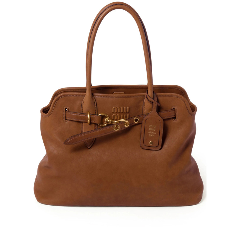Miu Miu Aventure Nappa Leather Bag