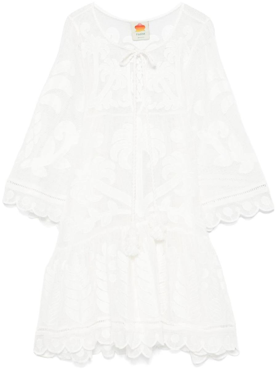 motif-embroidered mini dress