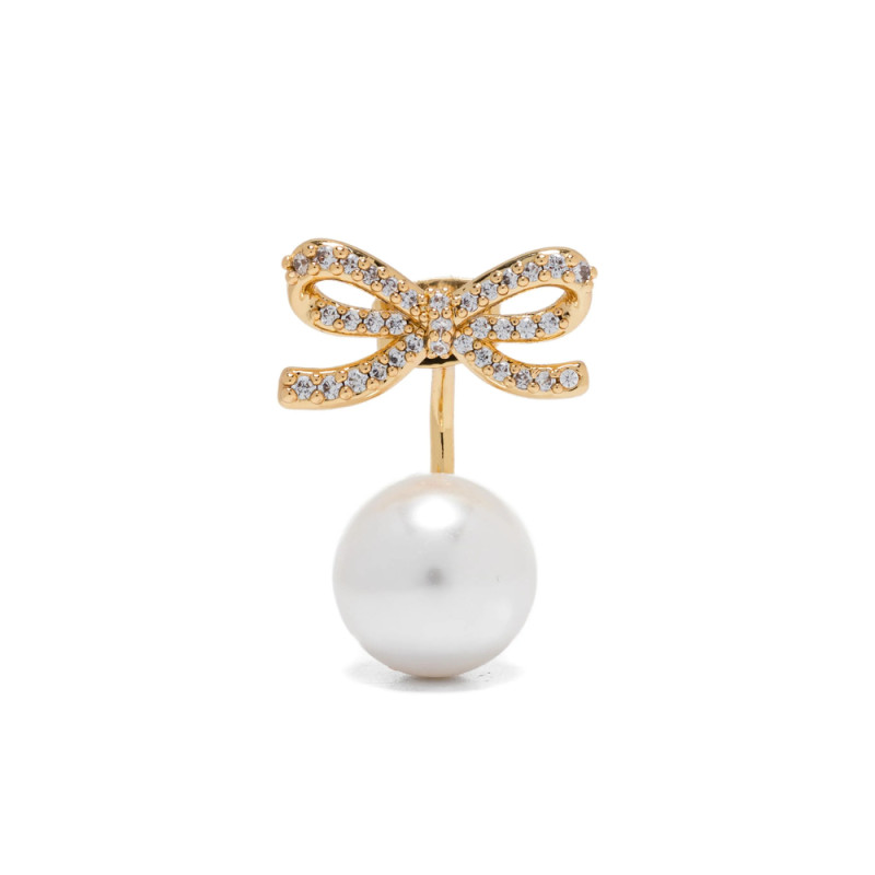 Self-portrait Pearl Bow Earrings