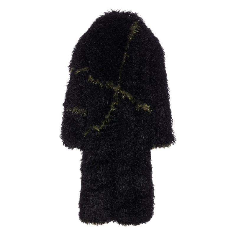 Jakke Cascade Longsleeves Faux-fur Coat