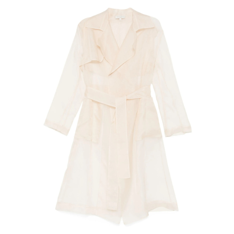 Antonelli Belted Silk Coat