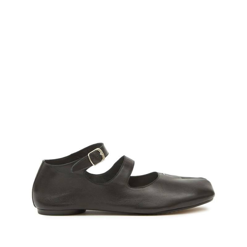 Maison Margiela Tabi Leather Ballerina Shoes