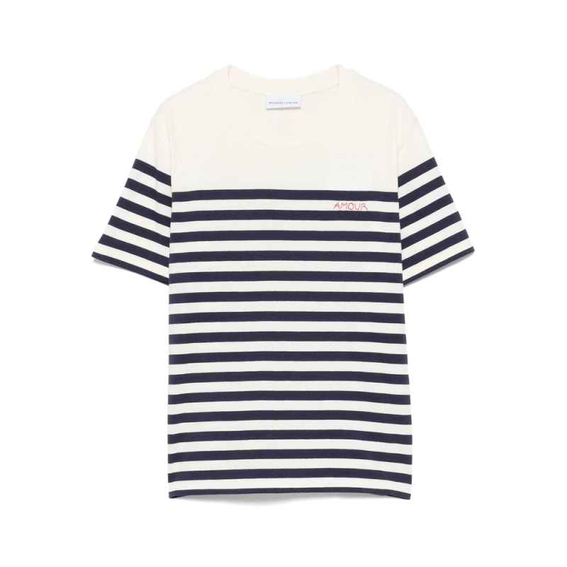 Maison Labiche Striped Cotton T-shirt