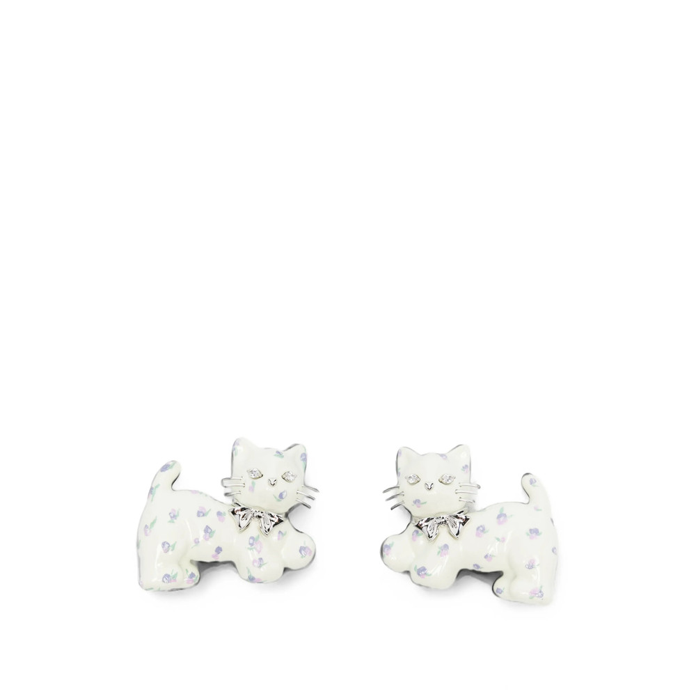 Yvmin Floral-print Cat Hair Clips