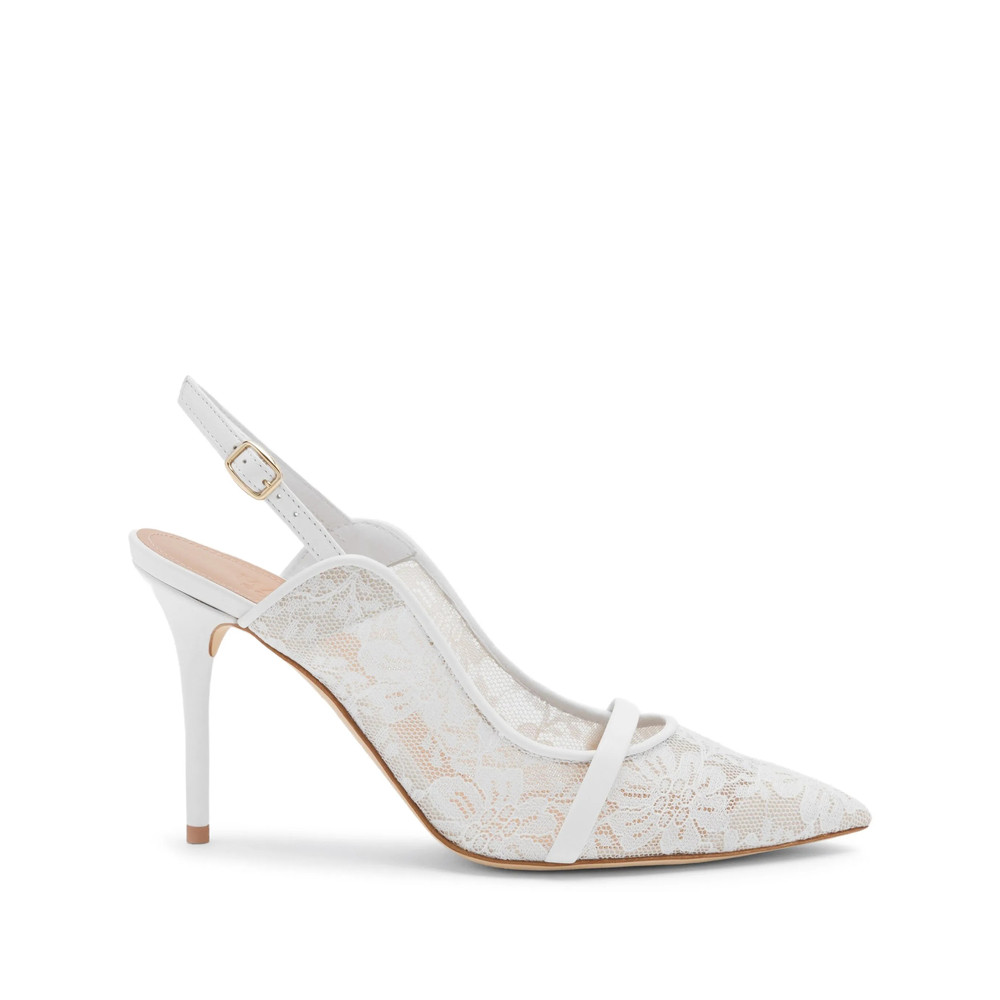 Malone Souliers Marion 85mm Lace Slingbacks