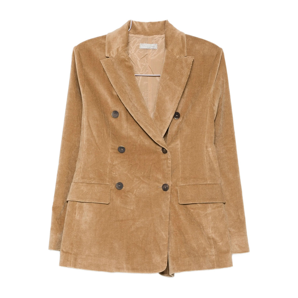 Antonelli Double-breasted Corduroy Jacket