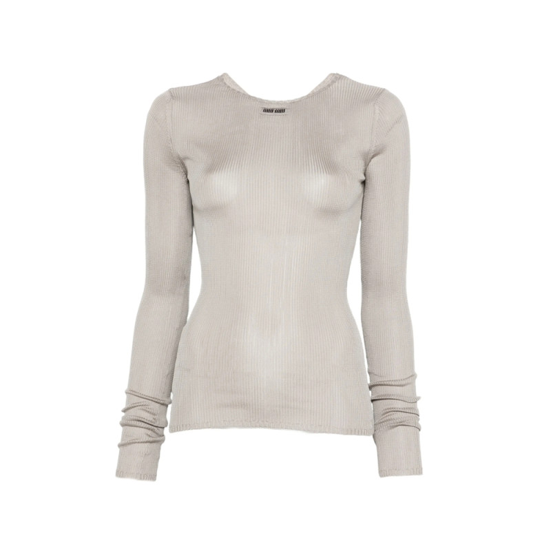 Miu Miu Ribbed Top
