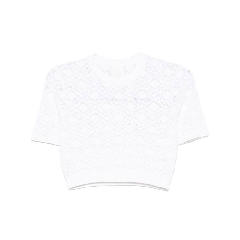 Givenchy Monogram 72-jacquard Cropped T-shirt