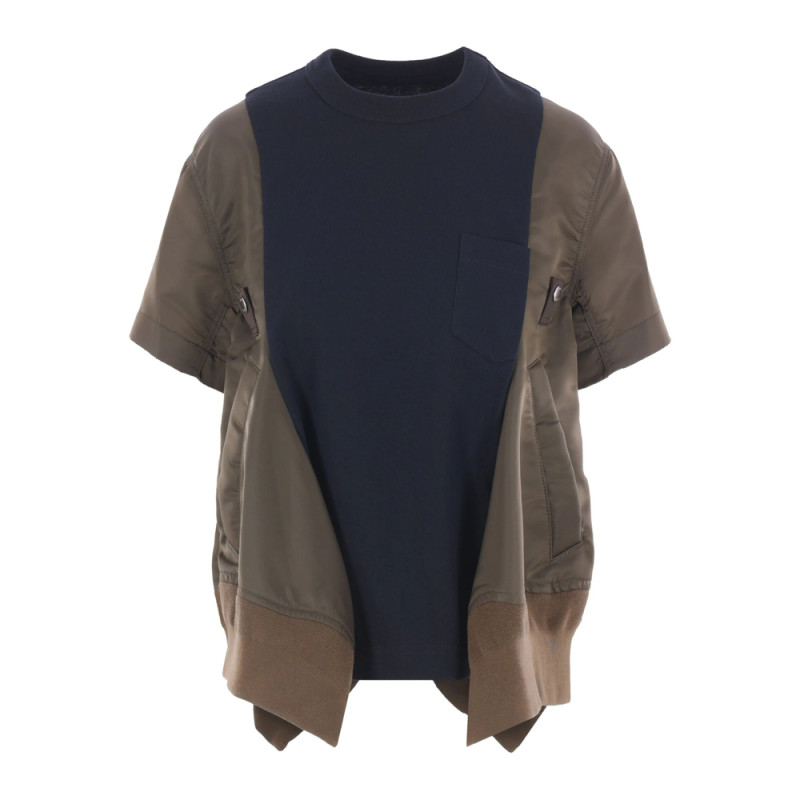 Sacai Panelled T-shirt