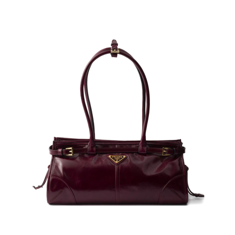 Prada Medium Bonnie Leather Handle Tote Bag