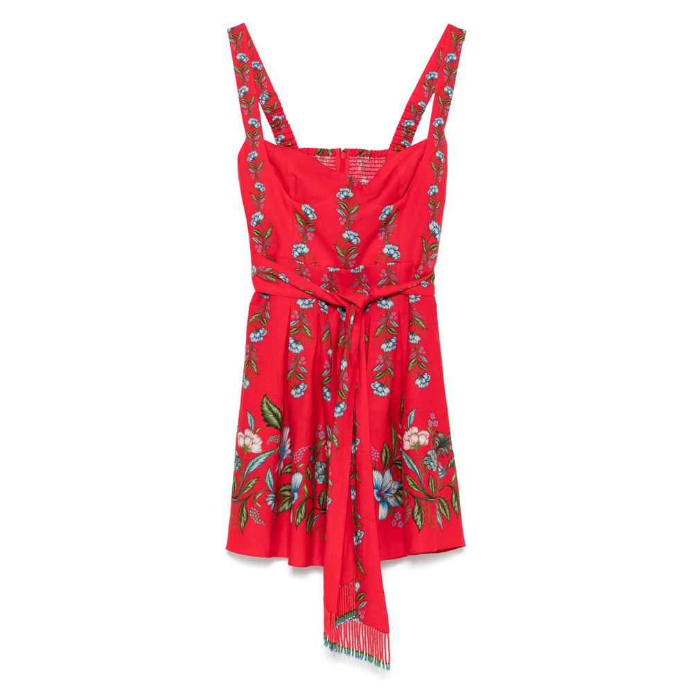 Farm Rio Sweet Bloom Bouquet Mini Dress
