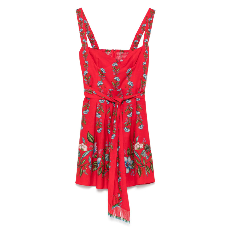 Farm Rio Sweet Bloom Bouquet Mini Dress