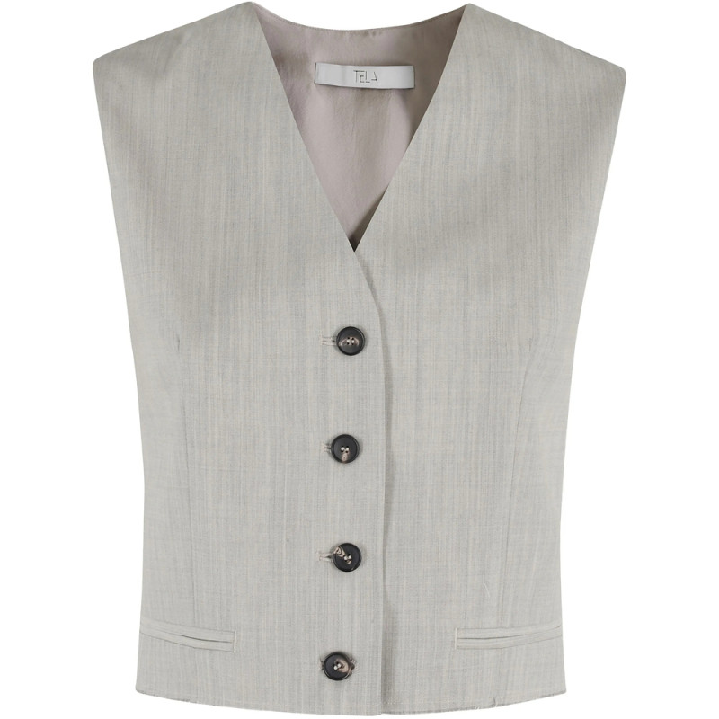 Tela Button-down Waistcoat