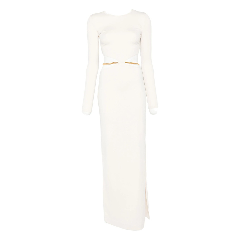 Elisabetta Franchi Cut-out Maxi Dress