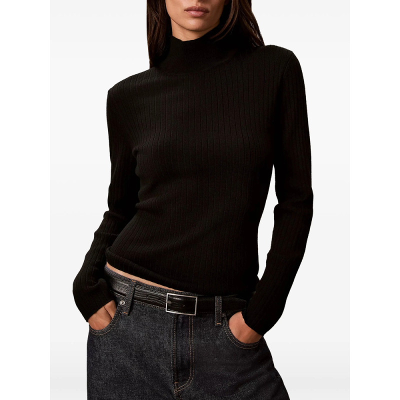 Calvin Klein Ribbed Roll-neck Sweater