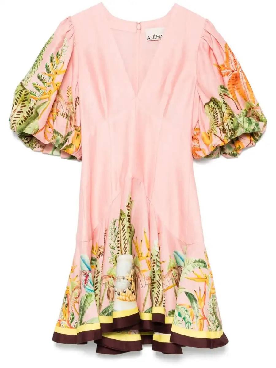 Papaya mini dress
