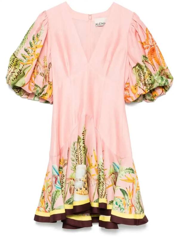 Papaya mini dress