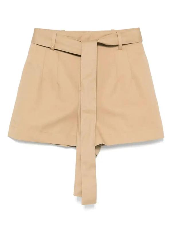 belted shorts