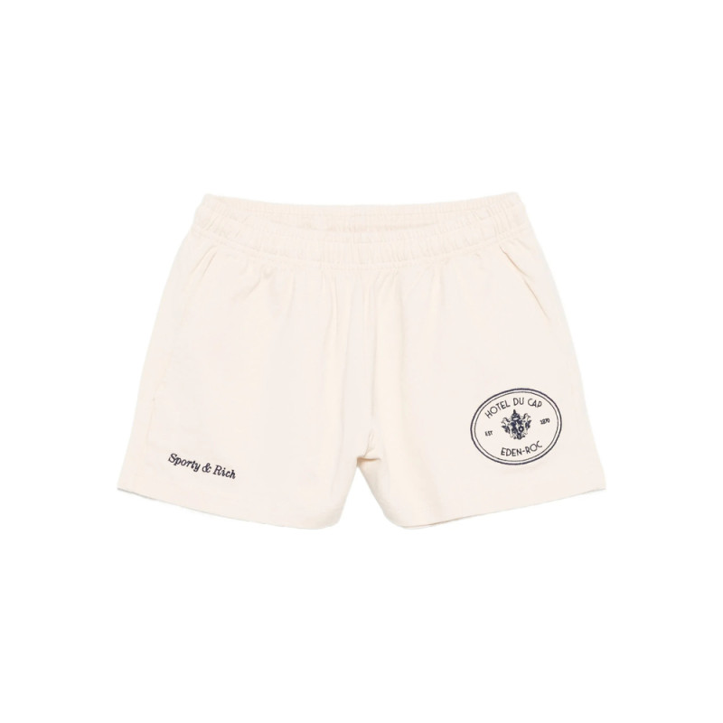 Sporty & Rich Embroidered-logo Shorts