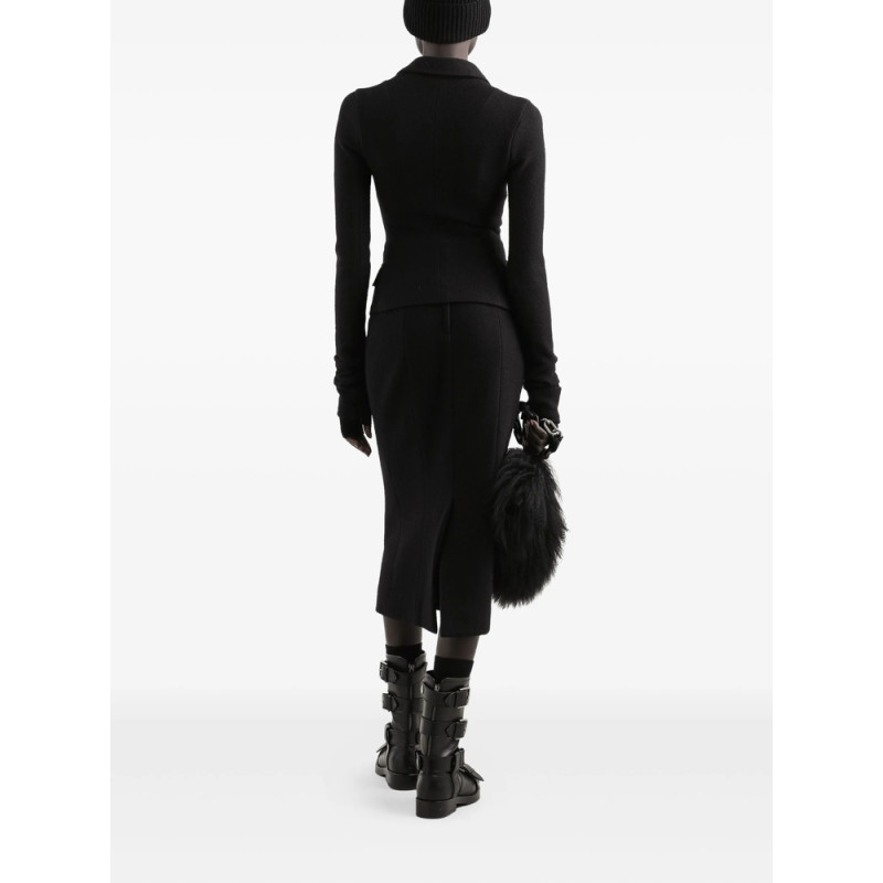 Dolce & Gabbana Wool Midi Skirt
