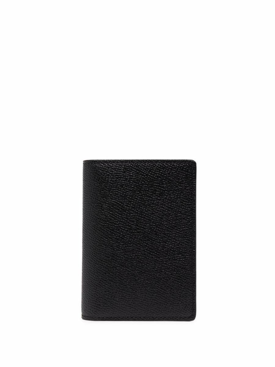 four-stitch leather card holder