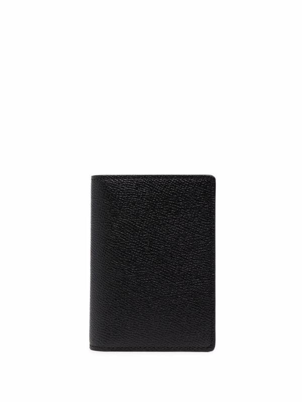four-stitch leather card holder