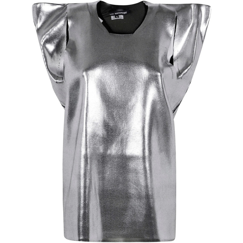 Junya Watanabe Metallic-effect Knitted Top