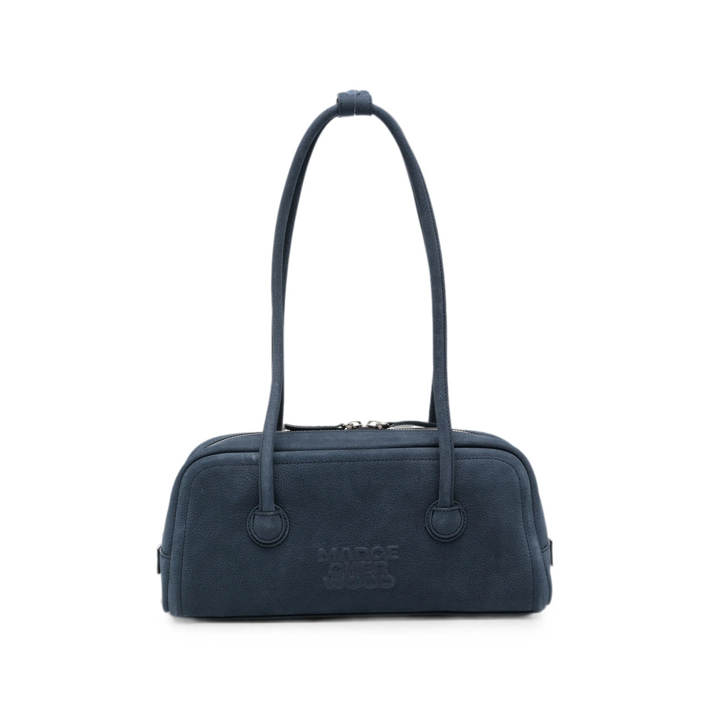 Margesherwood Embossed-logo Nubuck-leather Tote Bag