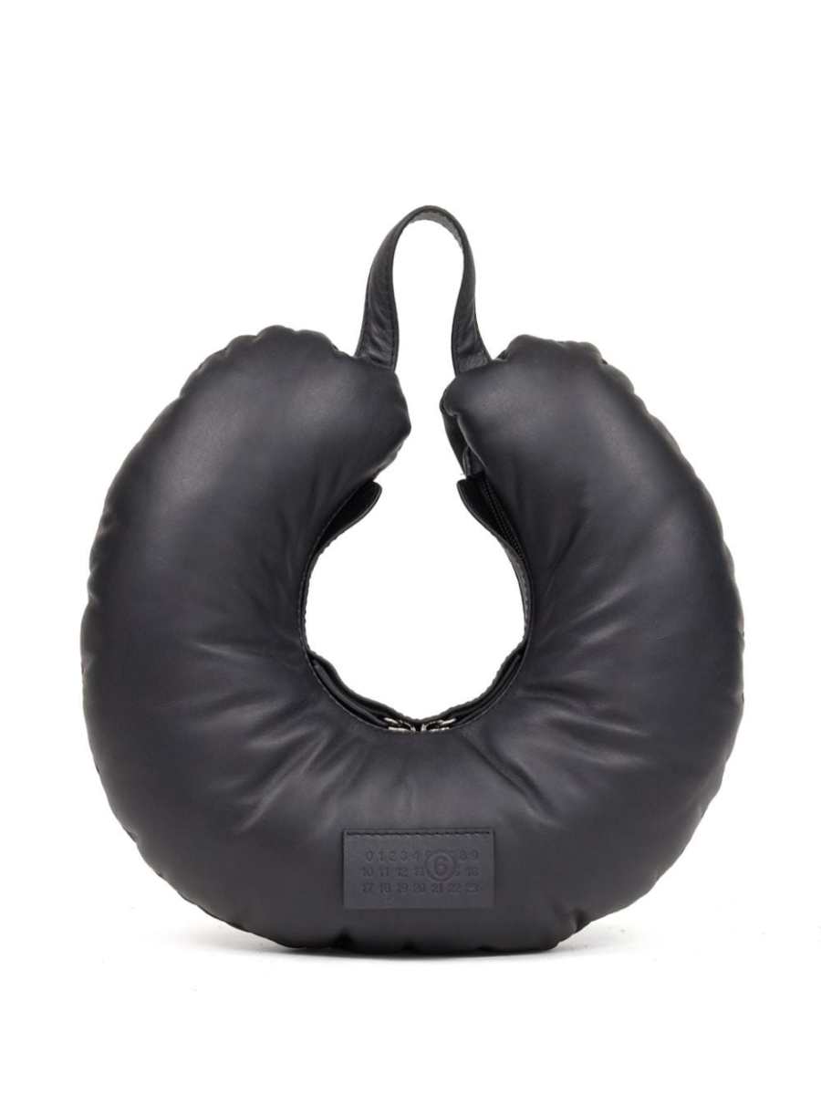 numbers-motif shoulder bag