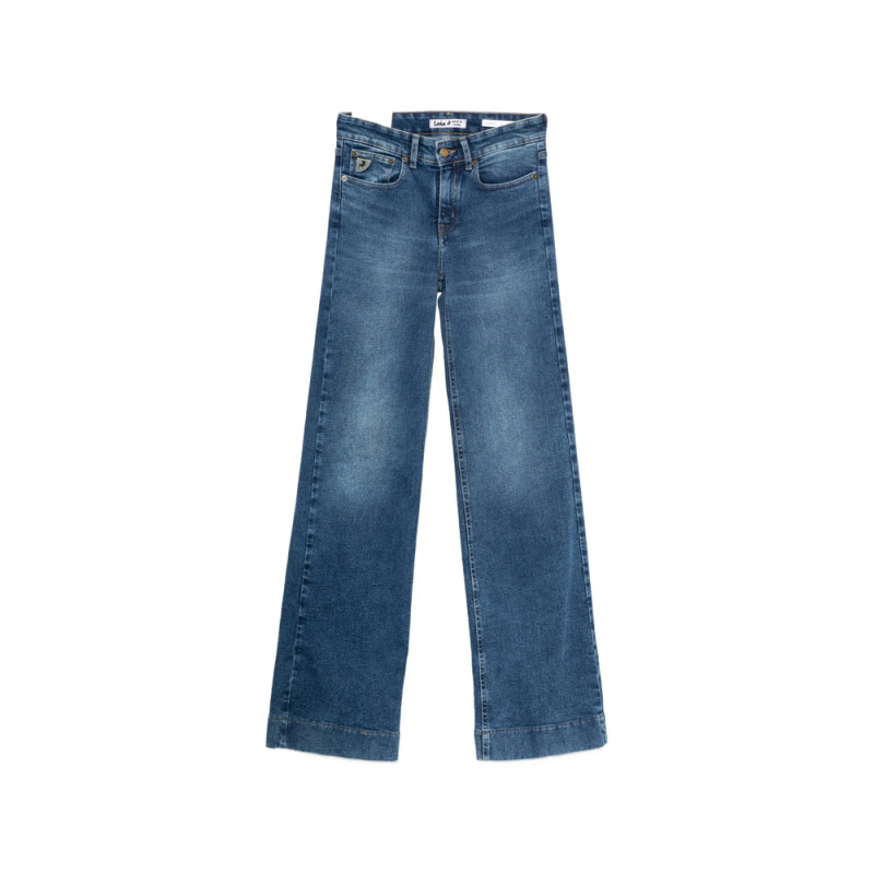 Lois Jeans Lorna Logo-patch Wide-leg Jeans