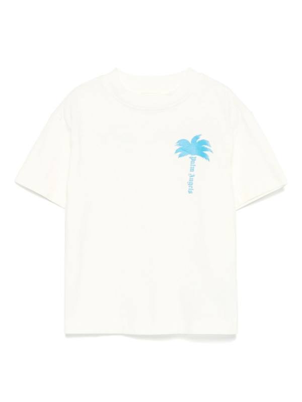 palm-print T-shirt