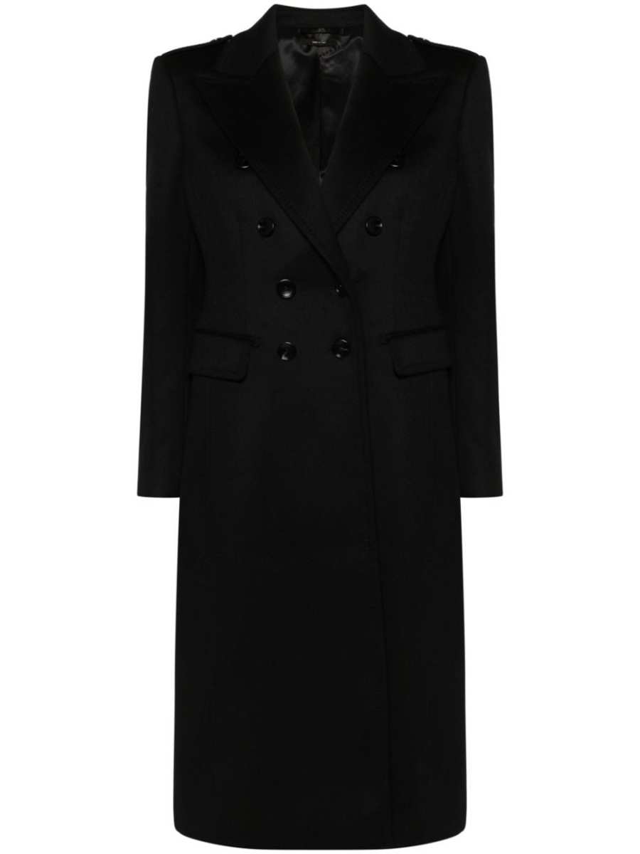 double-breasted coat