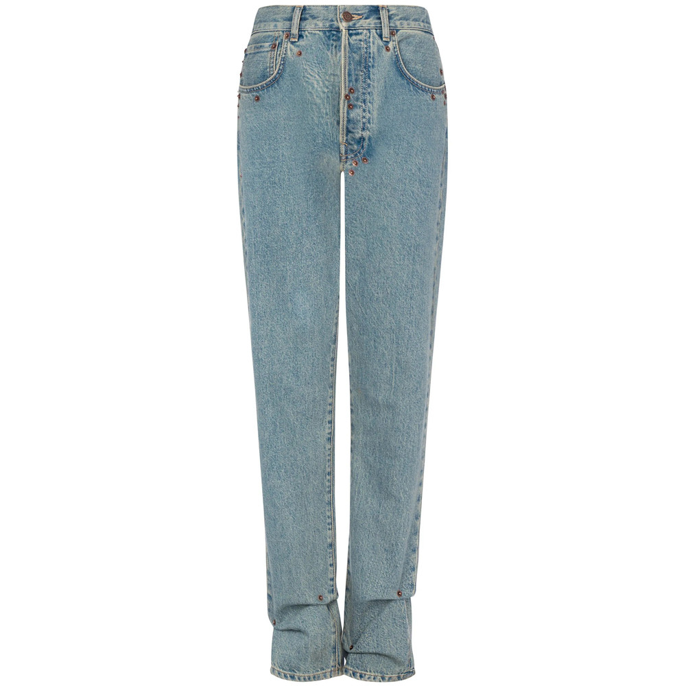 Moschino High-waisted Straight-leg Jeans