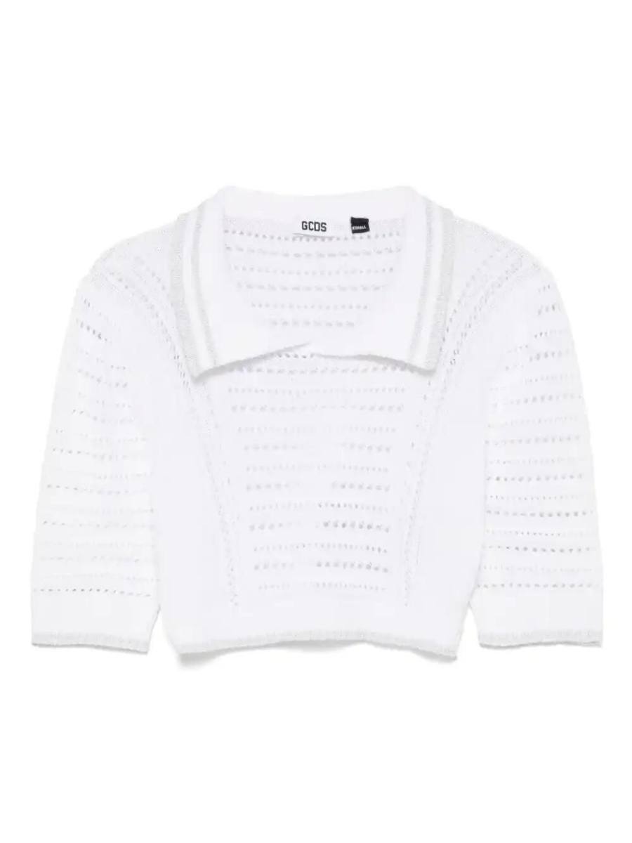 cropped polo top