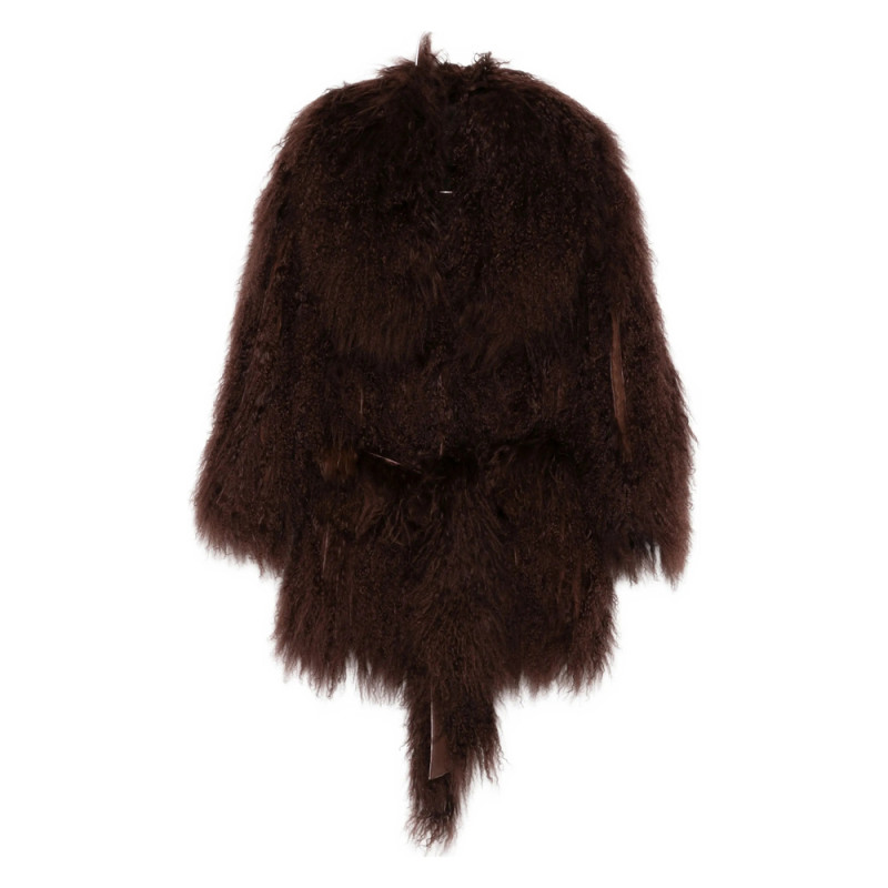 Numero Otto Belted Fur Jacket