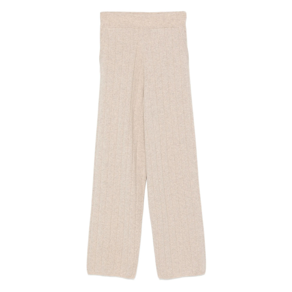 Max Mara Ribbed Cashmere Trousers