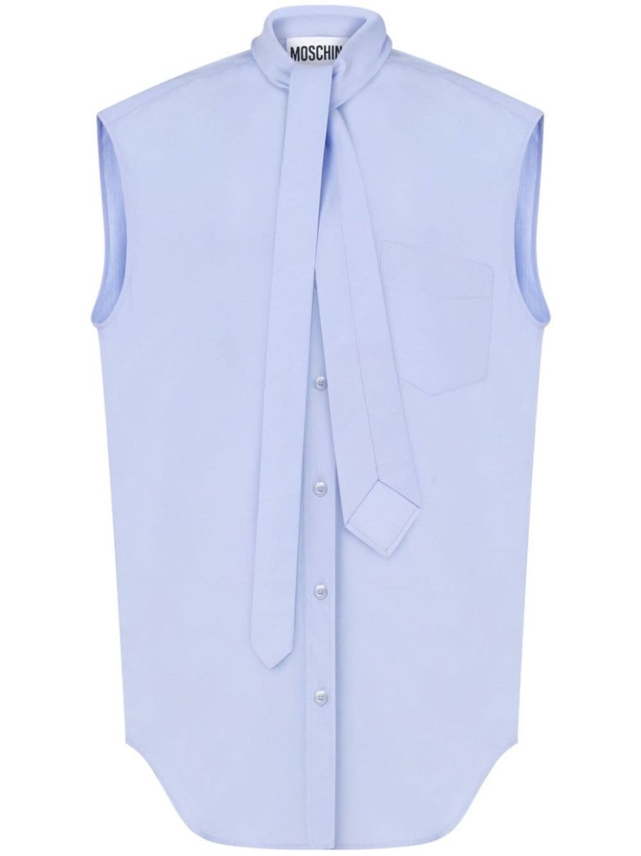 sleveless cotton shirt